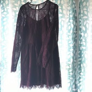 Xhilaration purple dress size L